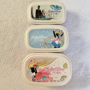 Sailor Moon Crystal nesting bento lunch box food storage containers pastel